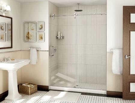 PL80 Heavy Glass Slider — Trenton, NJ — Cooks Glass & Mirror PL80 Heavy Glass Slider — Trenton, NJ — Cooks Glass & Mirror
