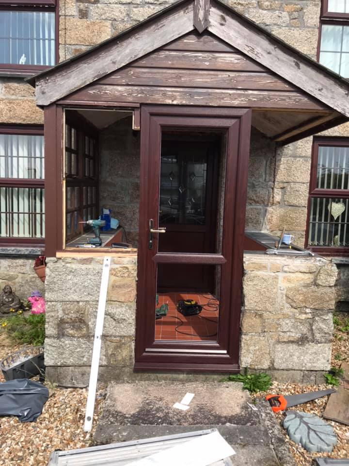 New porch windows