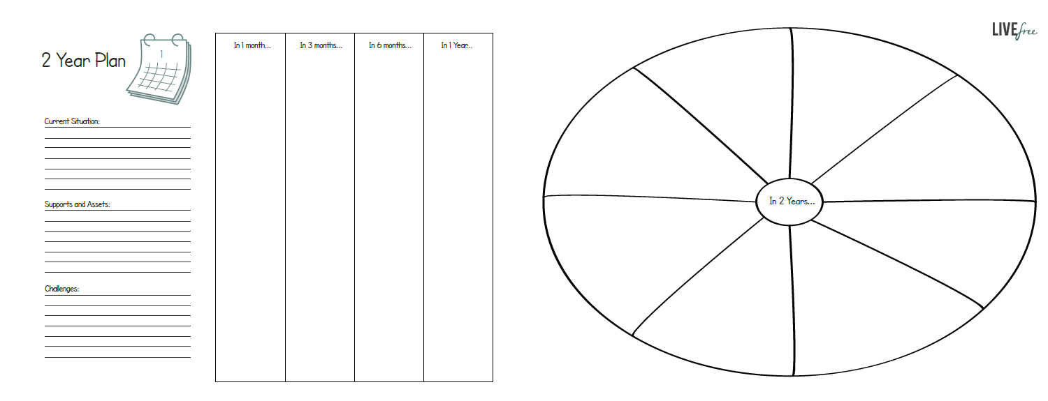 A black and white drawing of a circle divided into eight sections.