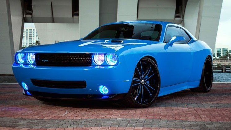 Halo Headlight Dodge Challenger in Atlanta, GA