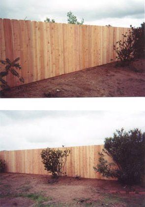 Driveway and Fence