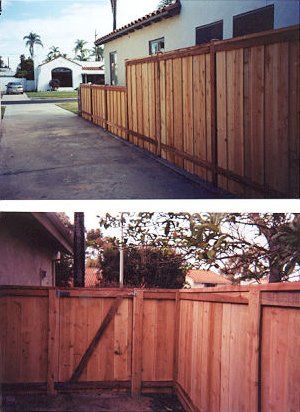 Driveway and Fence