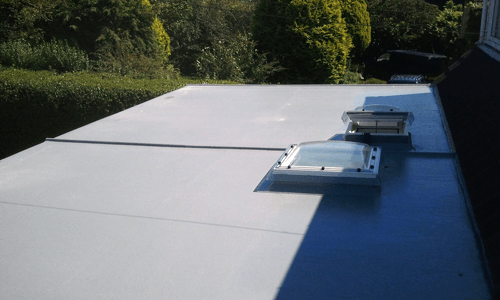 GRP flat roofing