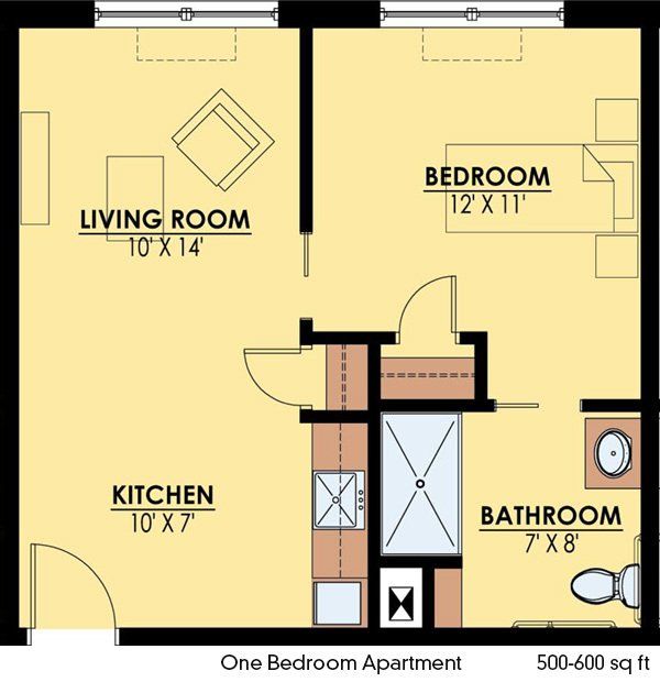 Heathwood One-Bedroom Apartment - 3D Tour