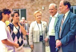 The Chur family at a Heathwood BBQ in 1978. The Chur Family