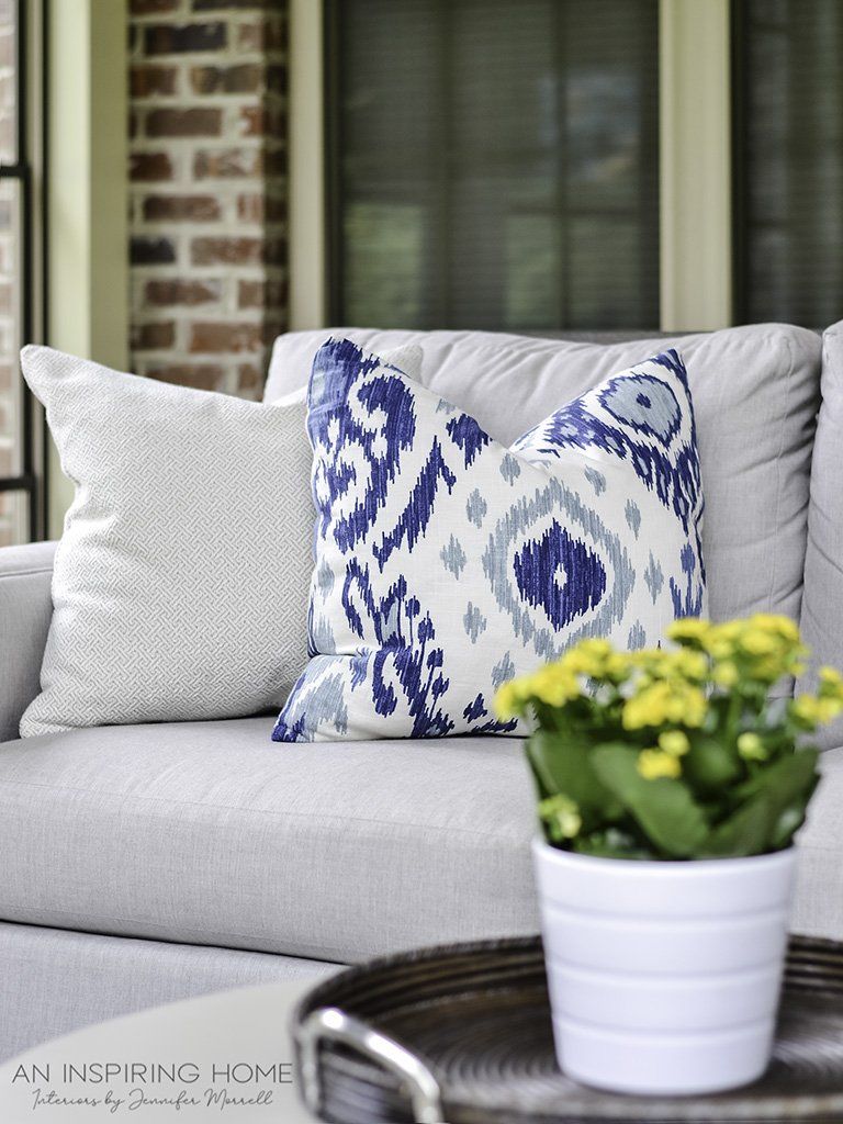 Season Porch Focused Couch | Charlotte, NC | An Inspiring Home