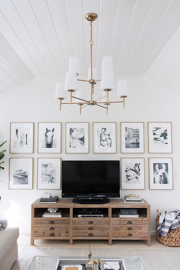 How to decorate around a TV