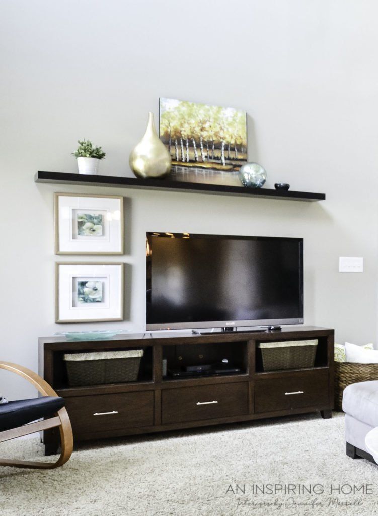 How to decorate around a TV