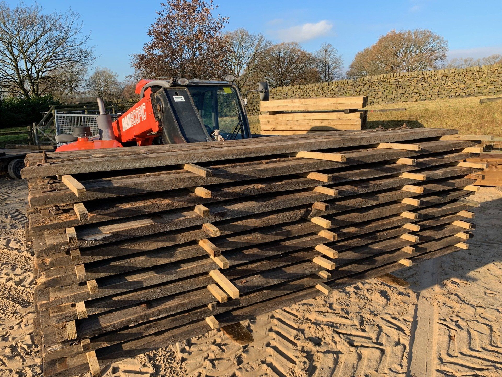 oak wagon boards