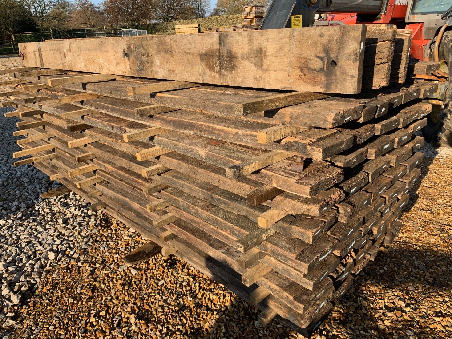 oak wagon boards