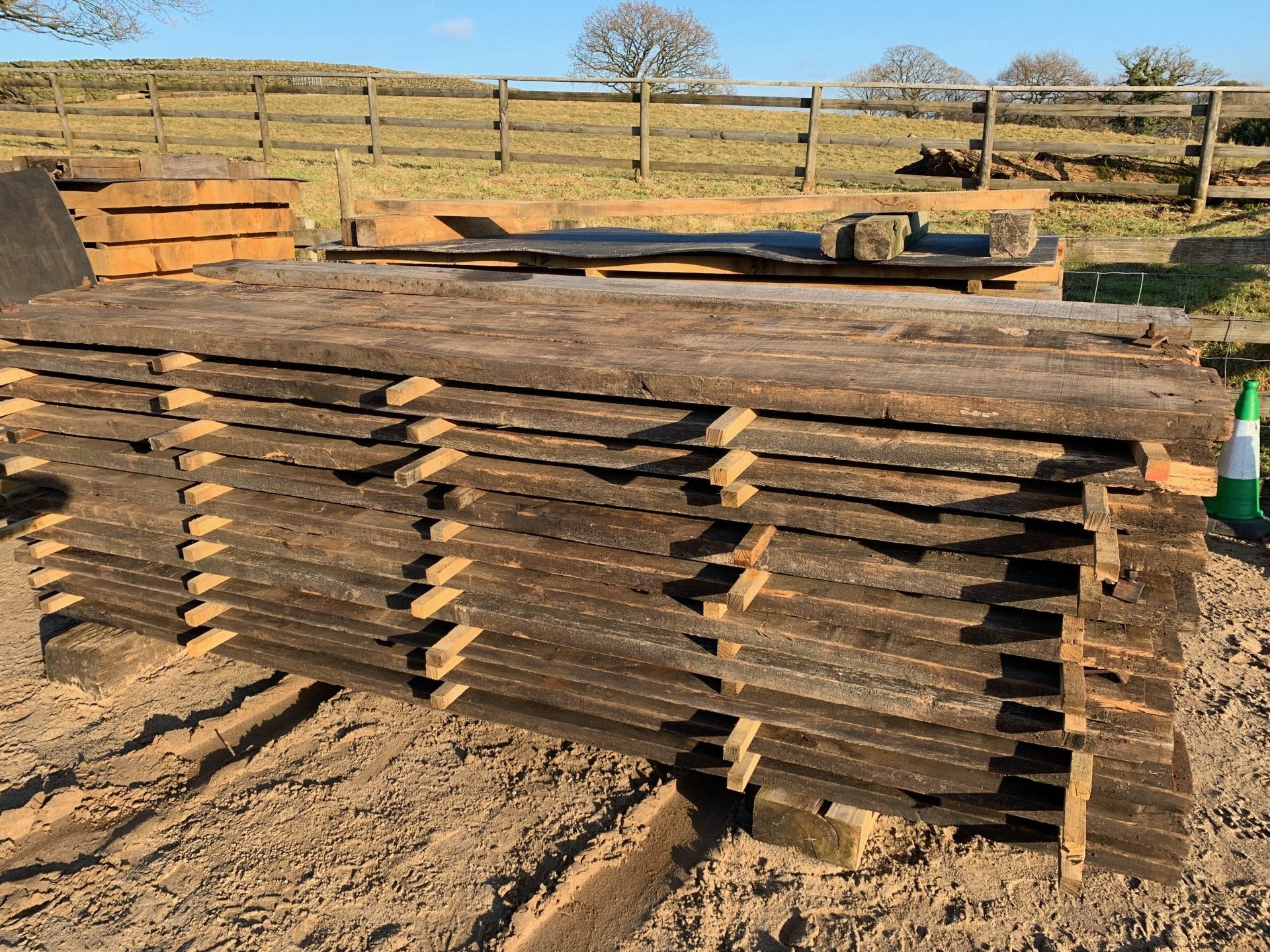 very old oak boards