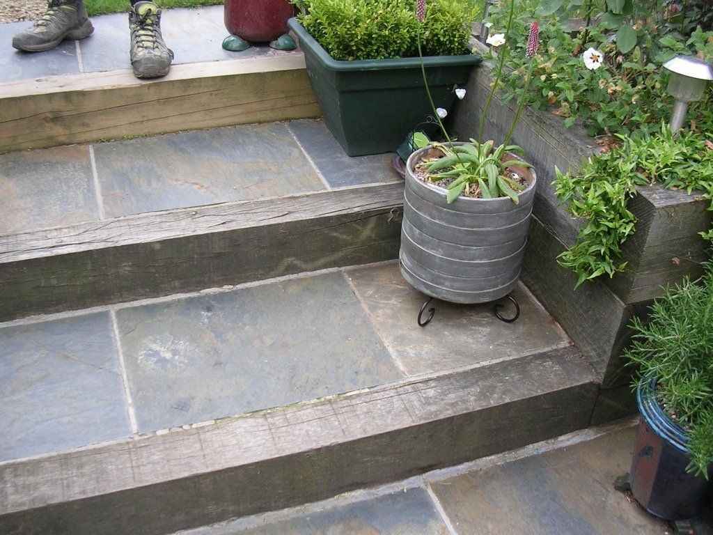 oak sleepers steps
