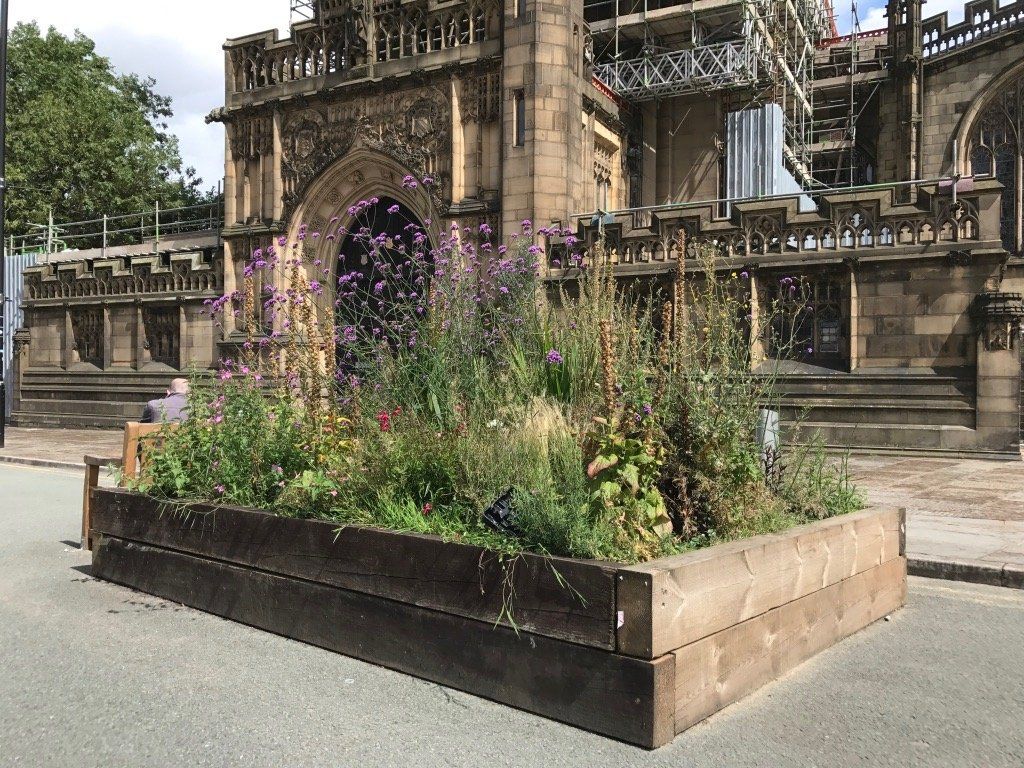 sleeper flowerbed