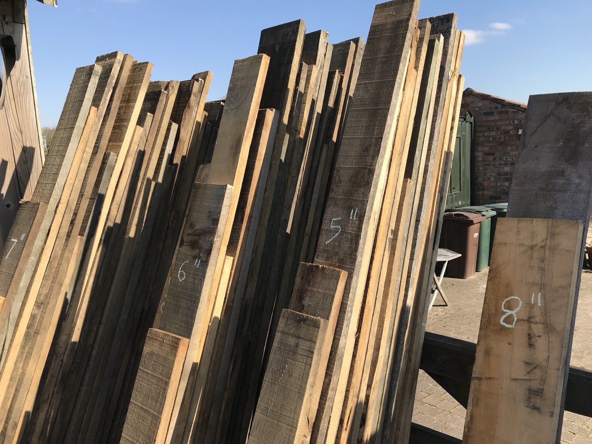 Reclaimed Oak Boards