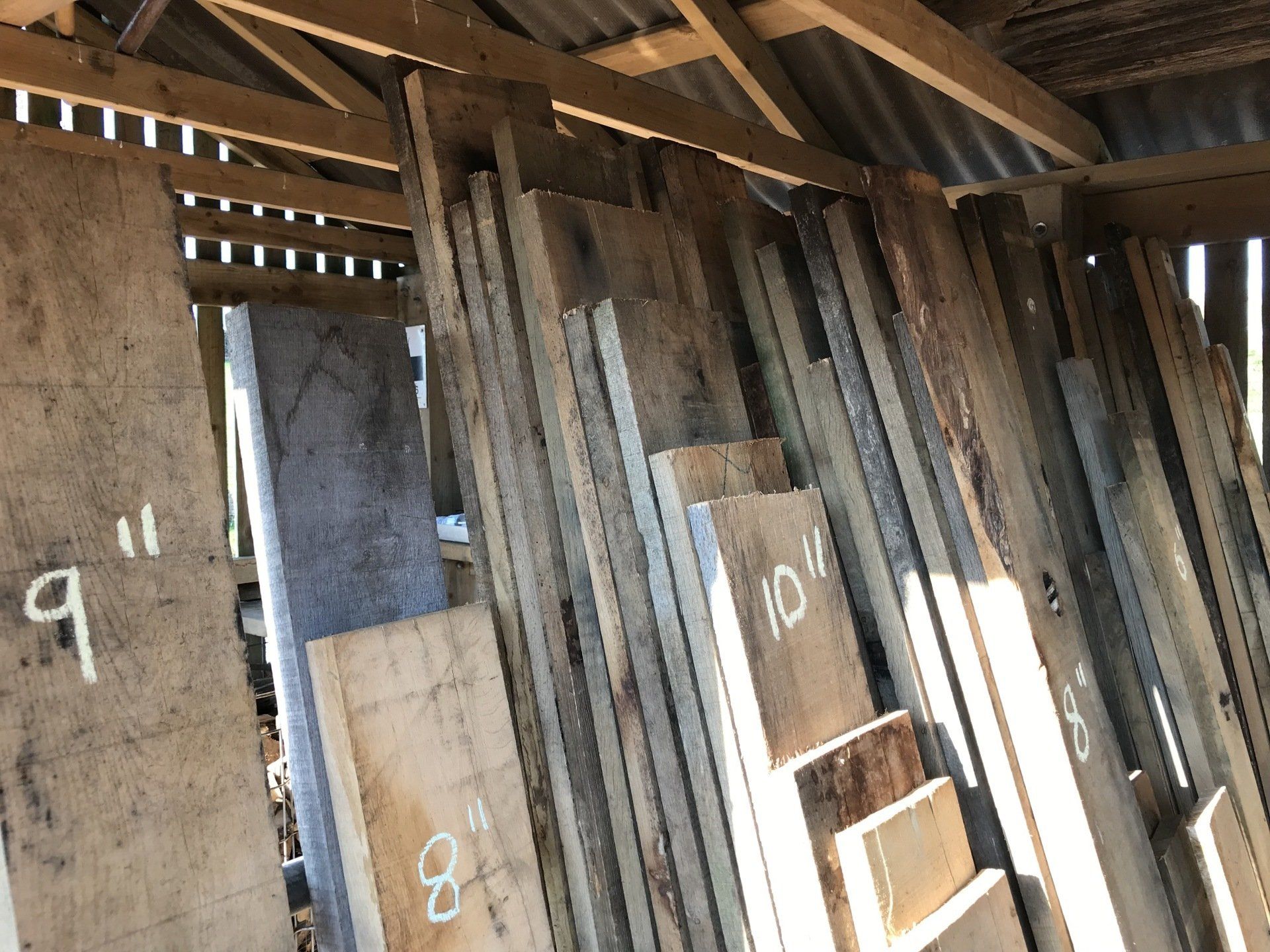 Reclaimed Oak Boards