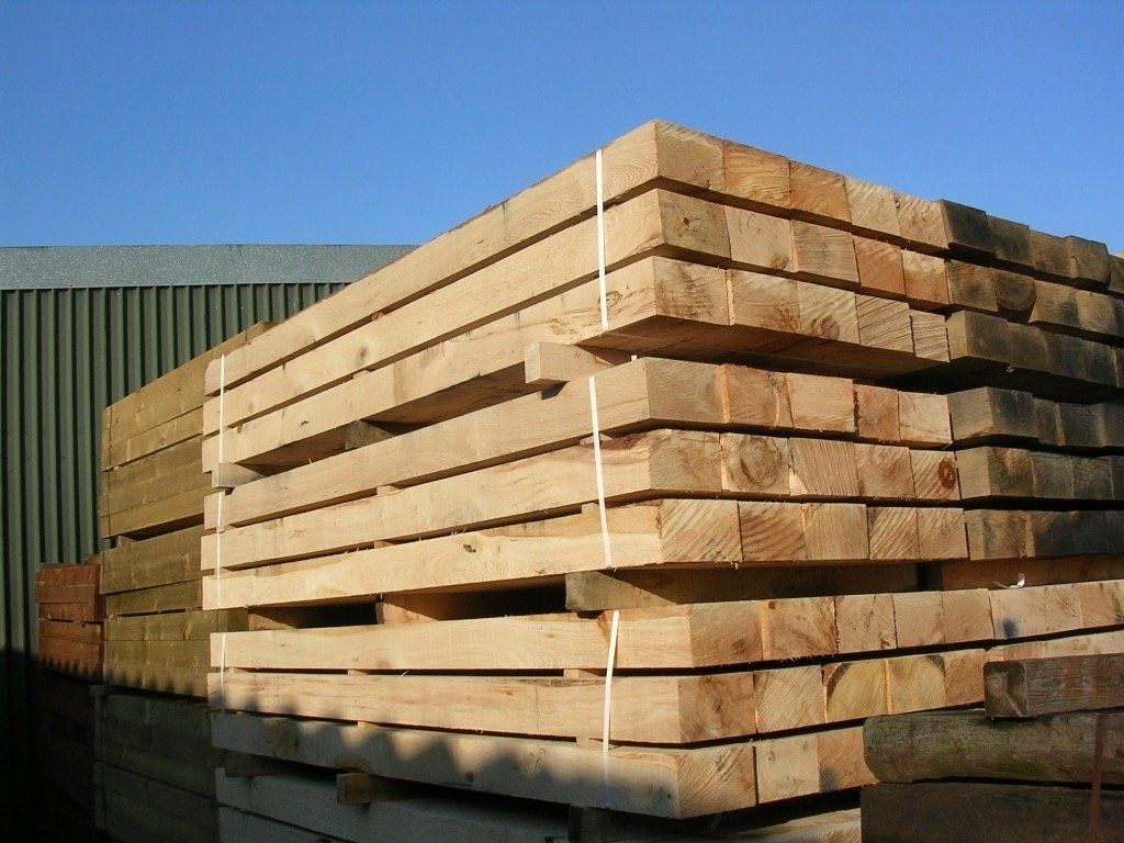 new oak railway sleepers