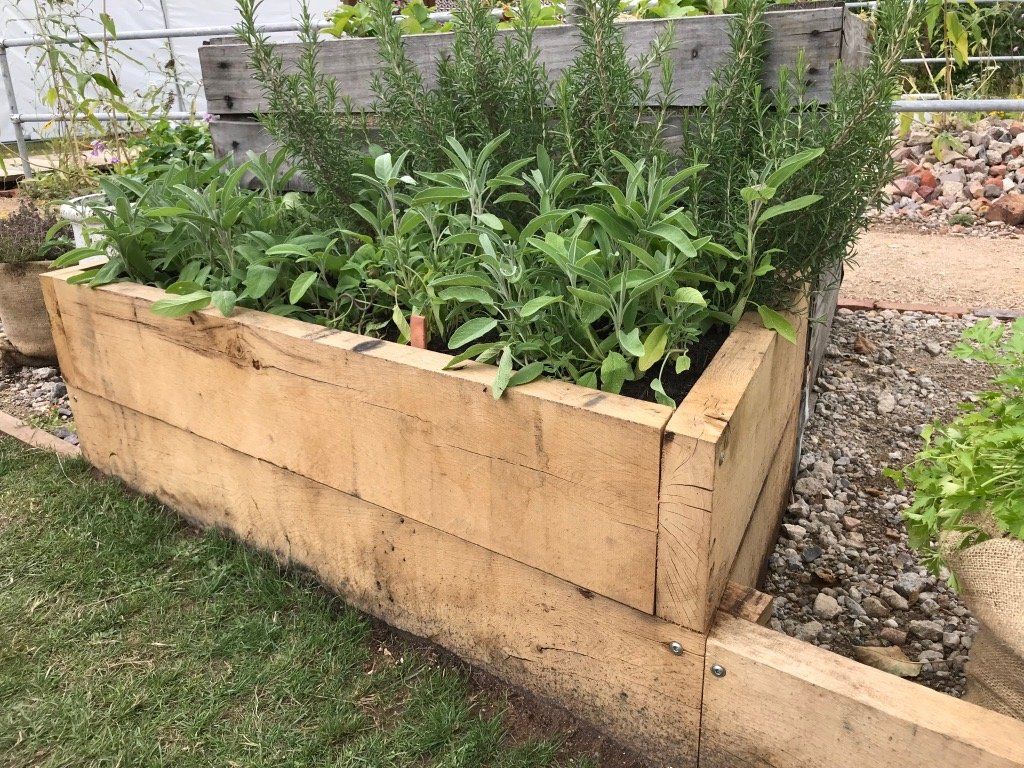 oak boards garden