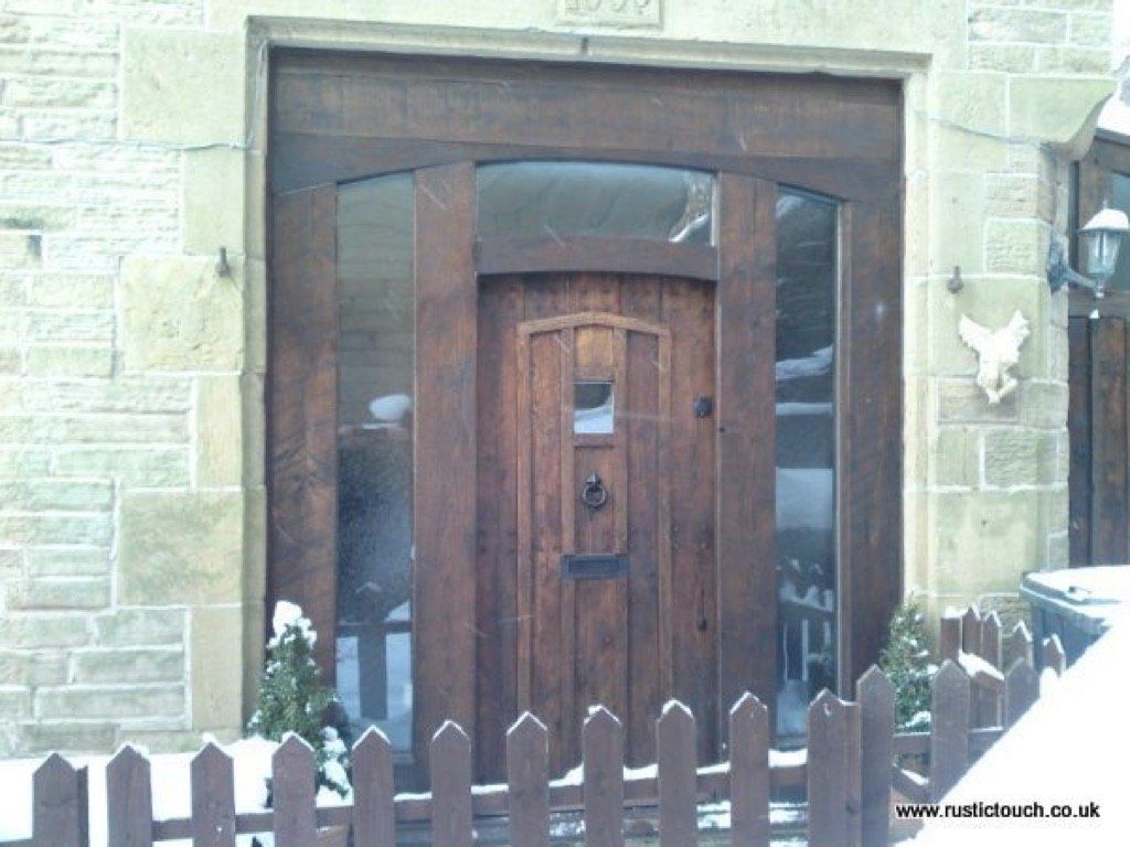 new oak door frame