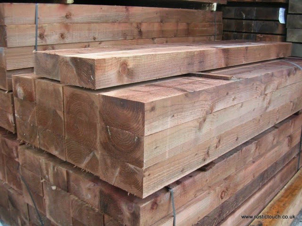 new pressure treated sleepers