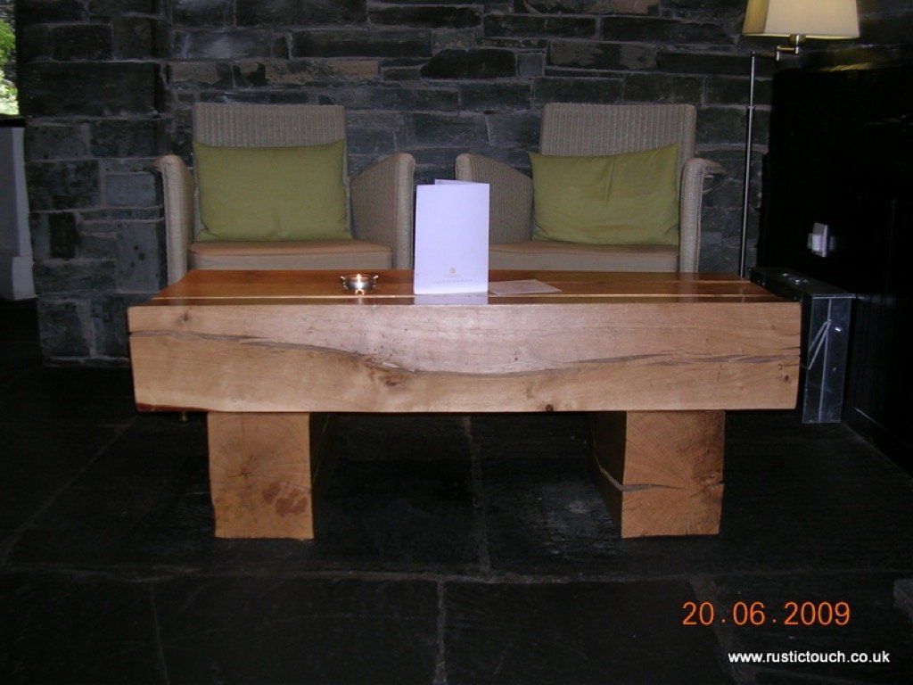 oak sleeper table