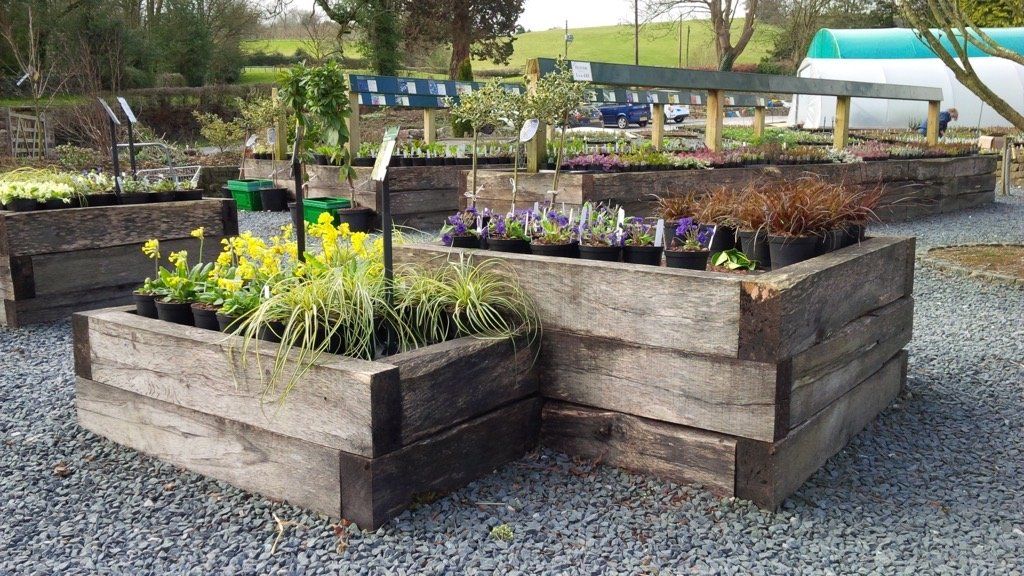 sleeper flower beds