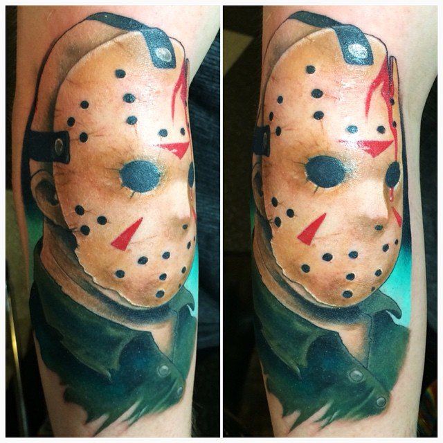 Jason Tattoo by Chad Lavers at Crimson Empire Tattoo in Edmonton Alberta Canada