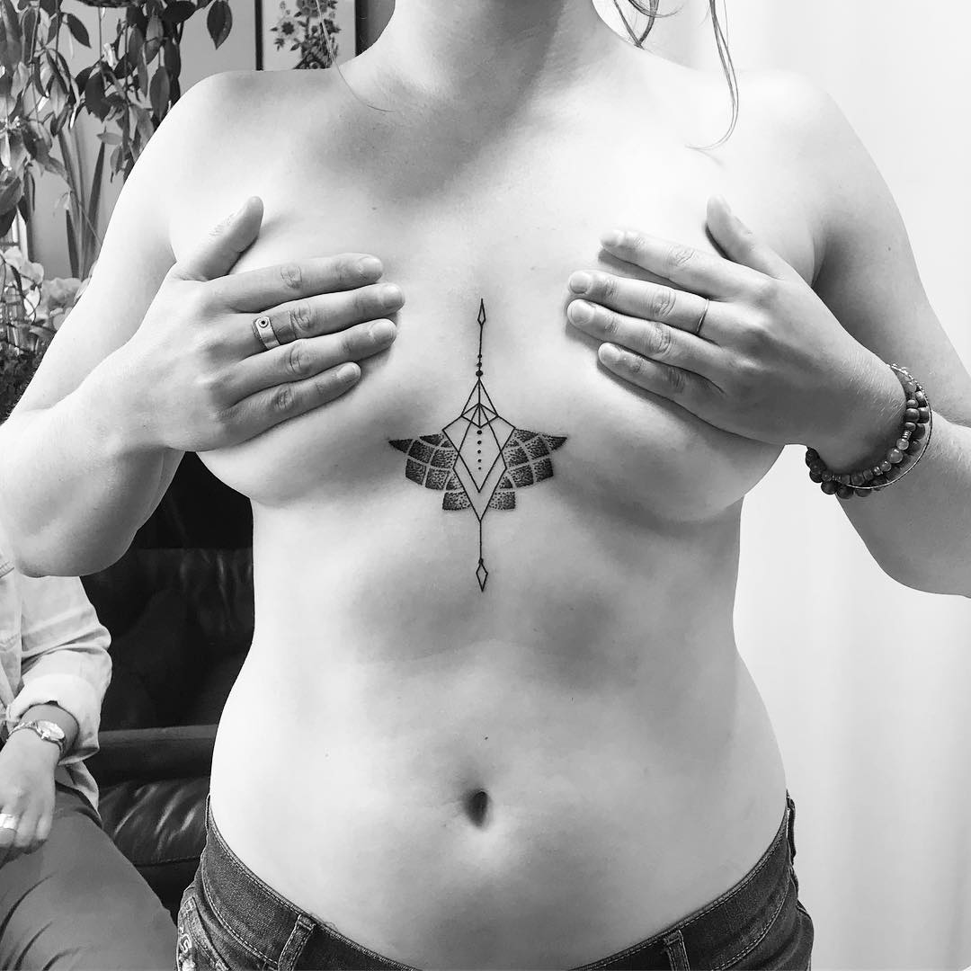 Ornamental Tattoo by Amber Strange at Black Gold Tattoo Co in Edmonton Alberta Canada