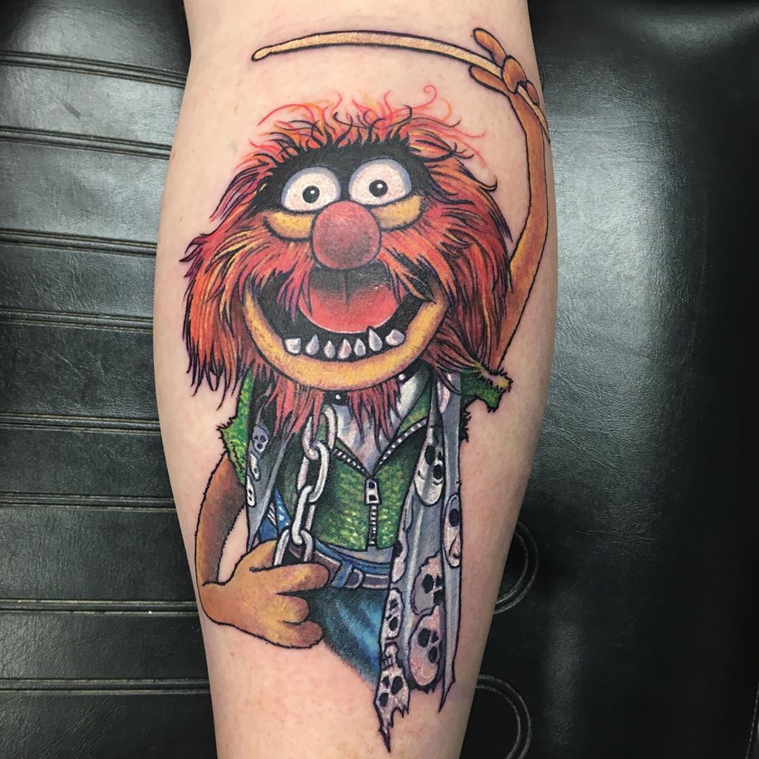 Animal Muppets Tattoo by Chris Labrenz at Black Gold Tattoo Co in Edmonton Alberta Canada