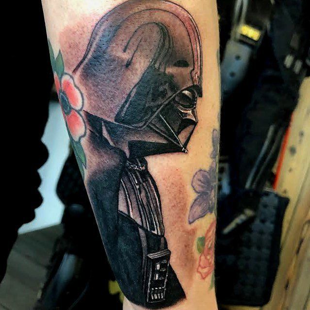 Darth Vader Tattoo by Chad Lavers at Crimson Empire Tattoo in Edmonton Alberta Canada