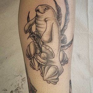 Walrus Tattoo by Adrienne Alexander at Crimson Empire Tattoo in Edmonton Alberta Canada