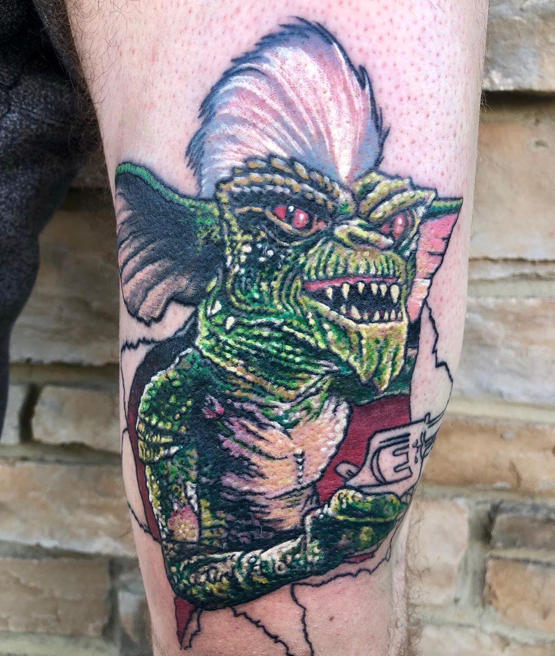 Gremlins Tattoo by Chris Labrenz at Black Gold Tattoo Co in Edmonton Alberta Canada