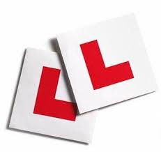 L plates for learner driver 