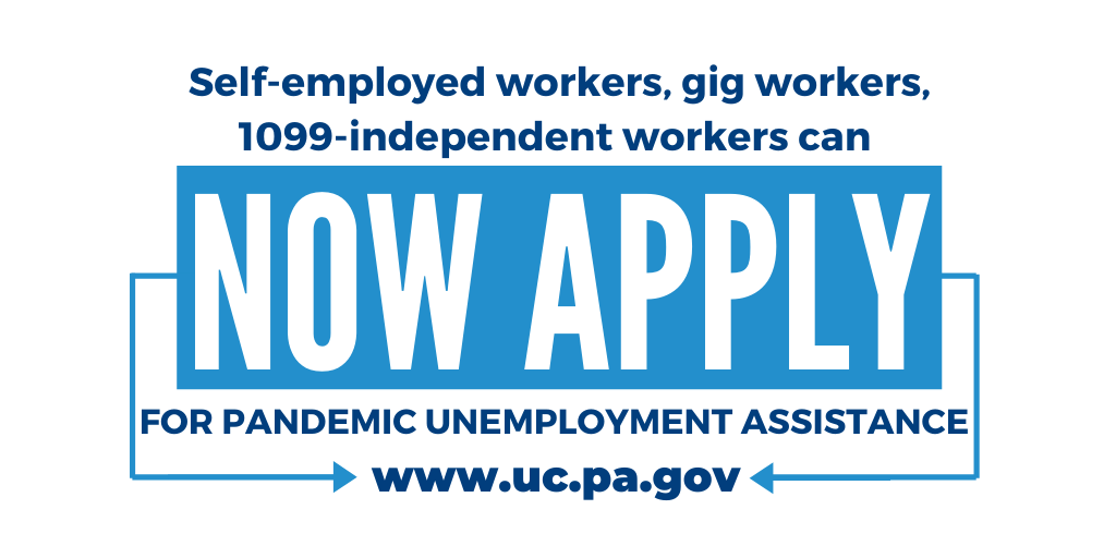 Self-Employed Can Sign Up Soon for PA Unemployment Assistance Relief