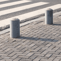 Paved commercial areas