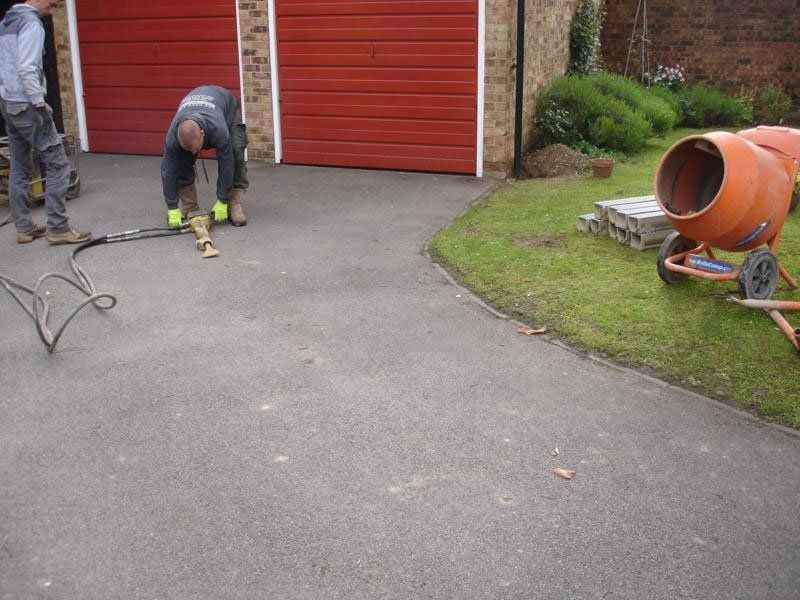 Laying patios