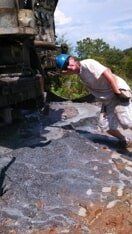 employee smiling while working Well Drilling services in Brandy Station, VA - Riner Well Drilling