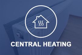 house with heat waves icon