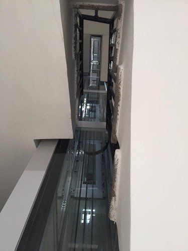 Impianto installato con taglio rampanti scale