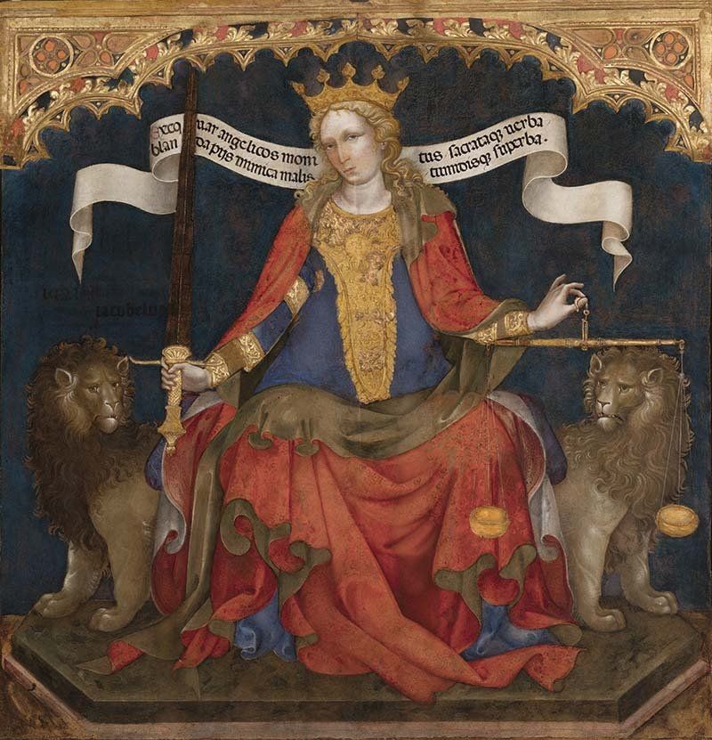 Giustizia tra gli arcangeli Michele e Gabriele