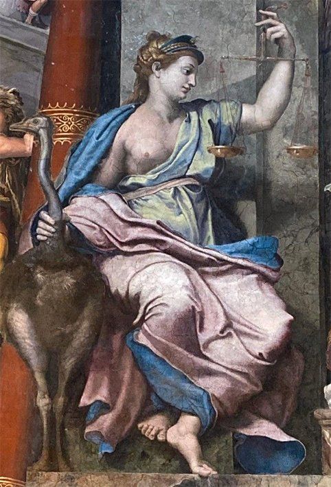 affresco Comitas e Iustitia di Raffaello