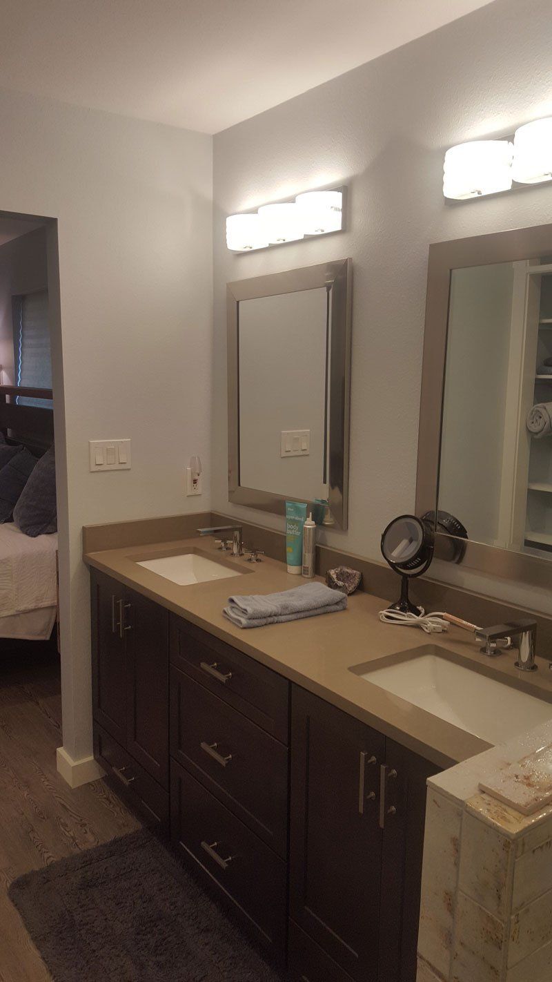 double sink vanity