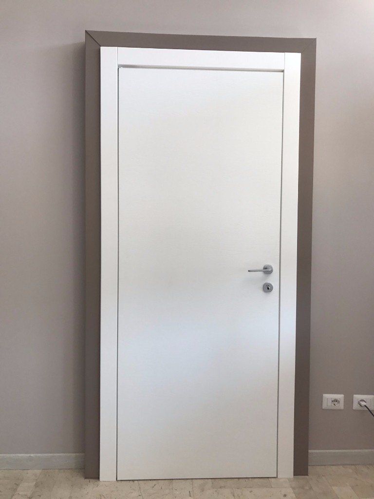 porta da interni laccato bianco