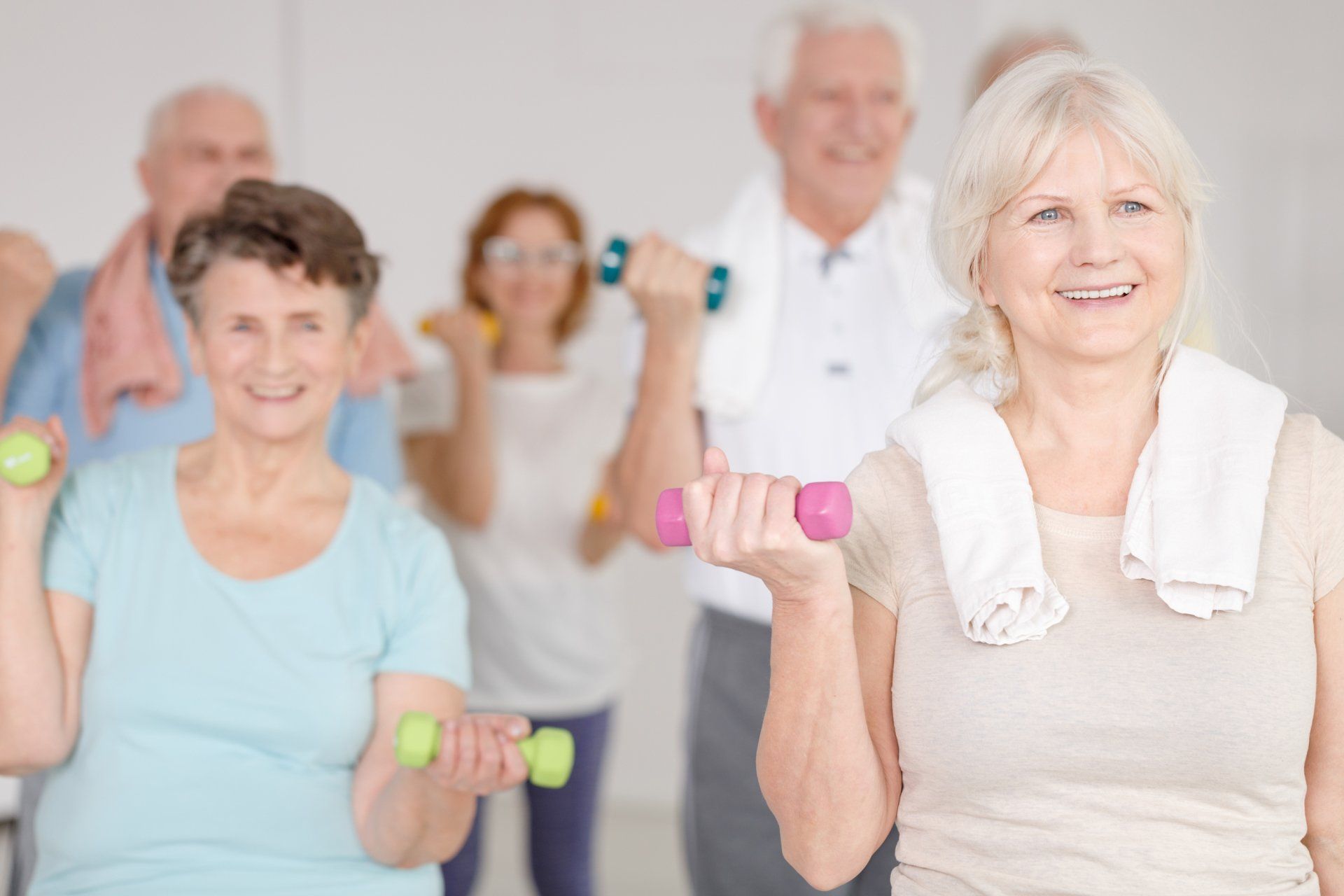muscle up and move class at the fitness edge in meredith