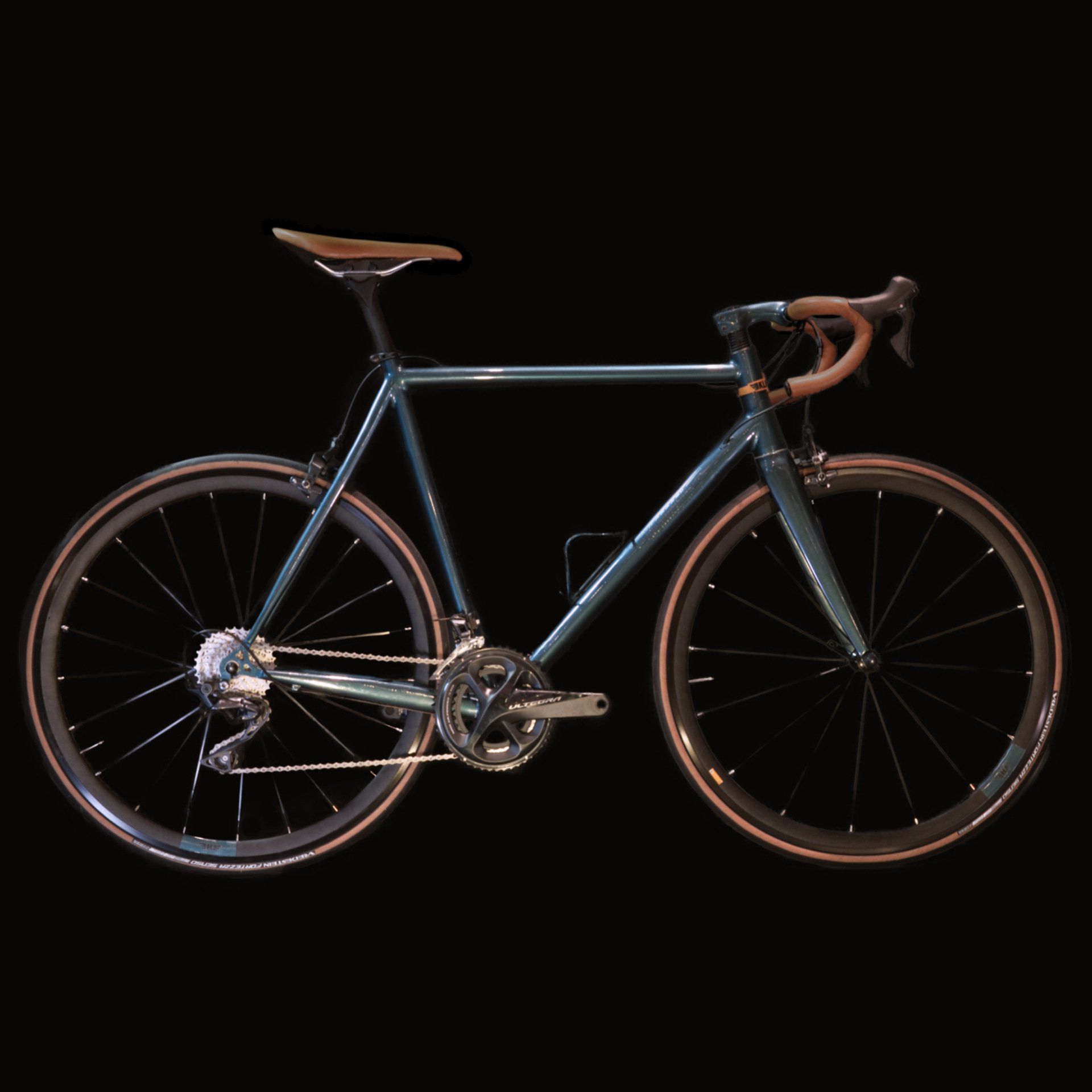 road bike - handmade, stylish classic lines, modern performance