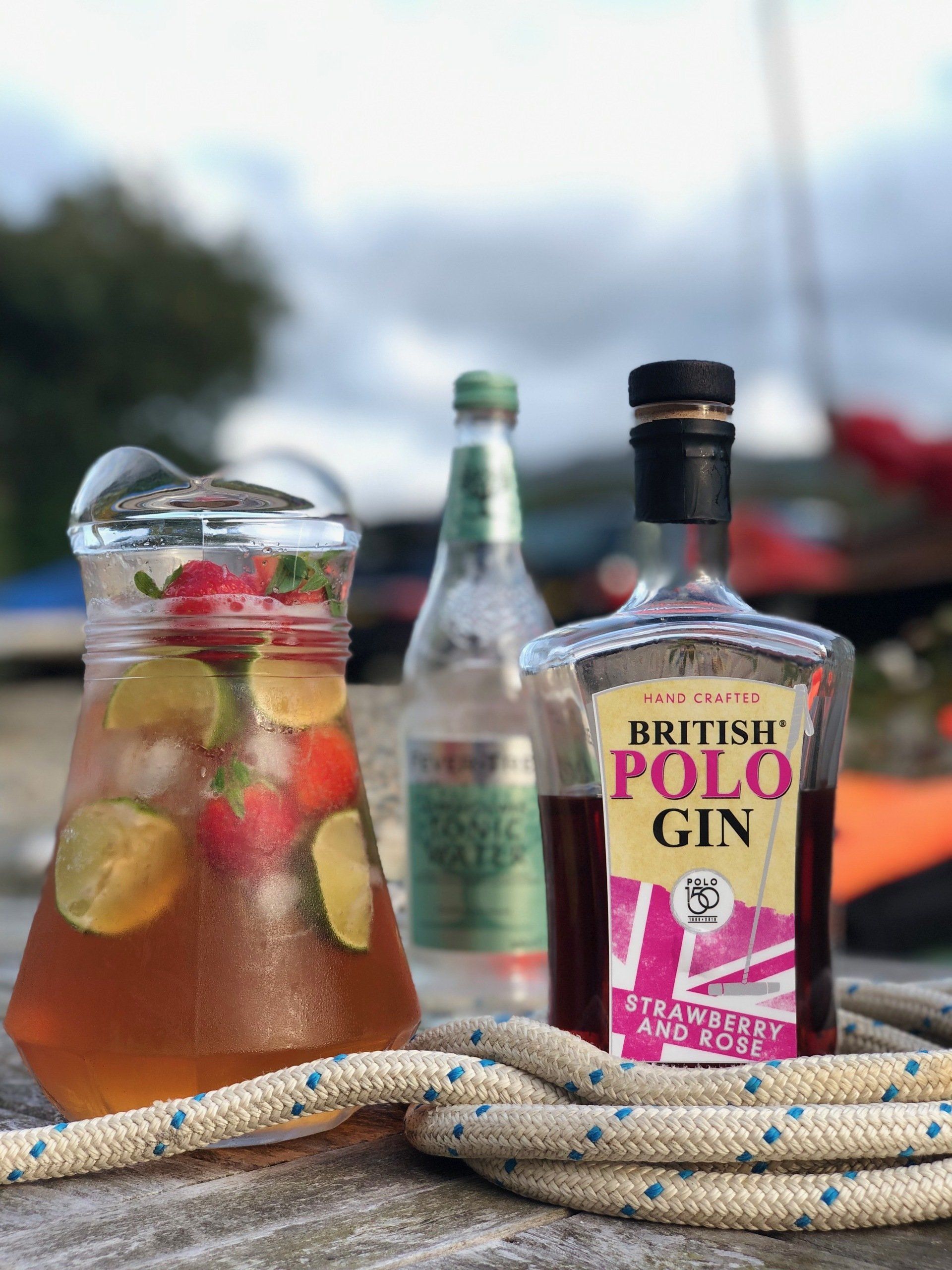 High Goal Cocktail High Goal Cocktail - made with British Polo Strawberry & Rose Gin