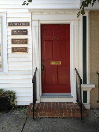 Office Door, Criminal, Injury, & Probate.