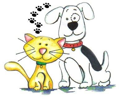 Cat and Dog Illustration - Animal Hospital in Rahway, NJ