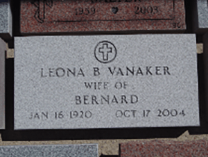 Granite Dealers — Granite Grave Marker in Cheektowaga, NY