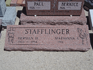 Granite — Memorial Stone Marker in Cheektowaga, NY