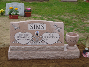 Monuments & Markers Dealers — Double Monument Headstone in Cheektowaga, NY
